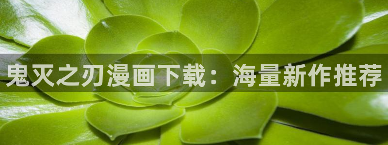 汗汗漫画歪歪：鬼灭之刃漫画下载：海量新作推荐
