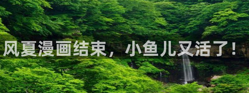 成人汗汗漫画：风夏漫画结束，小鱼儿又活了！